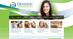 Desktop Screenshot of dennehyorthodontics.com